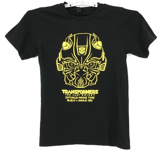 Transformers Last Knight Mens Shirt Small Optimus Prime Time IMAX 3D Premiere - Picture 1 of 12